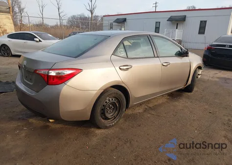 2015 Toyota Corolla Le z USA, uszkodzony, nr VIN 2T1BURHEXFC440758